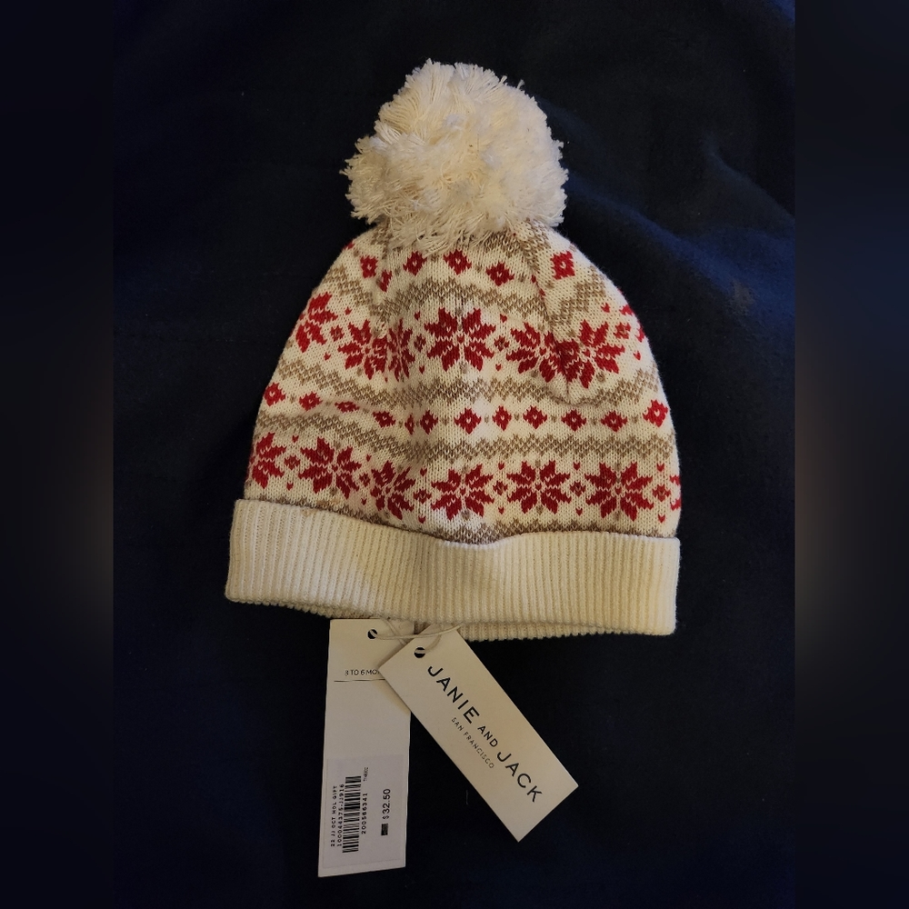 Hat 3- 6 months --Janie & Jack--new with tags